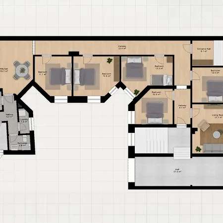 Apartmán Noble - Fantastic 5-bdr In The Capital Kodaň